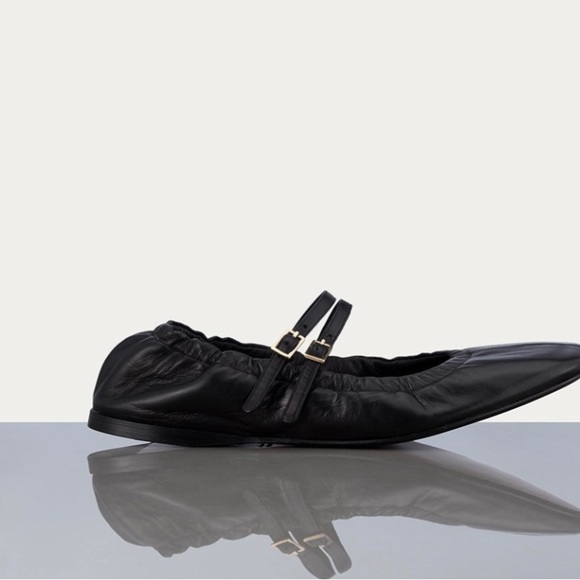 Frame Black Leather Modern MaryJane - Picture 4 of 10